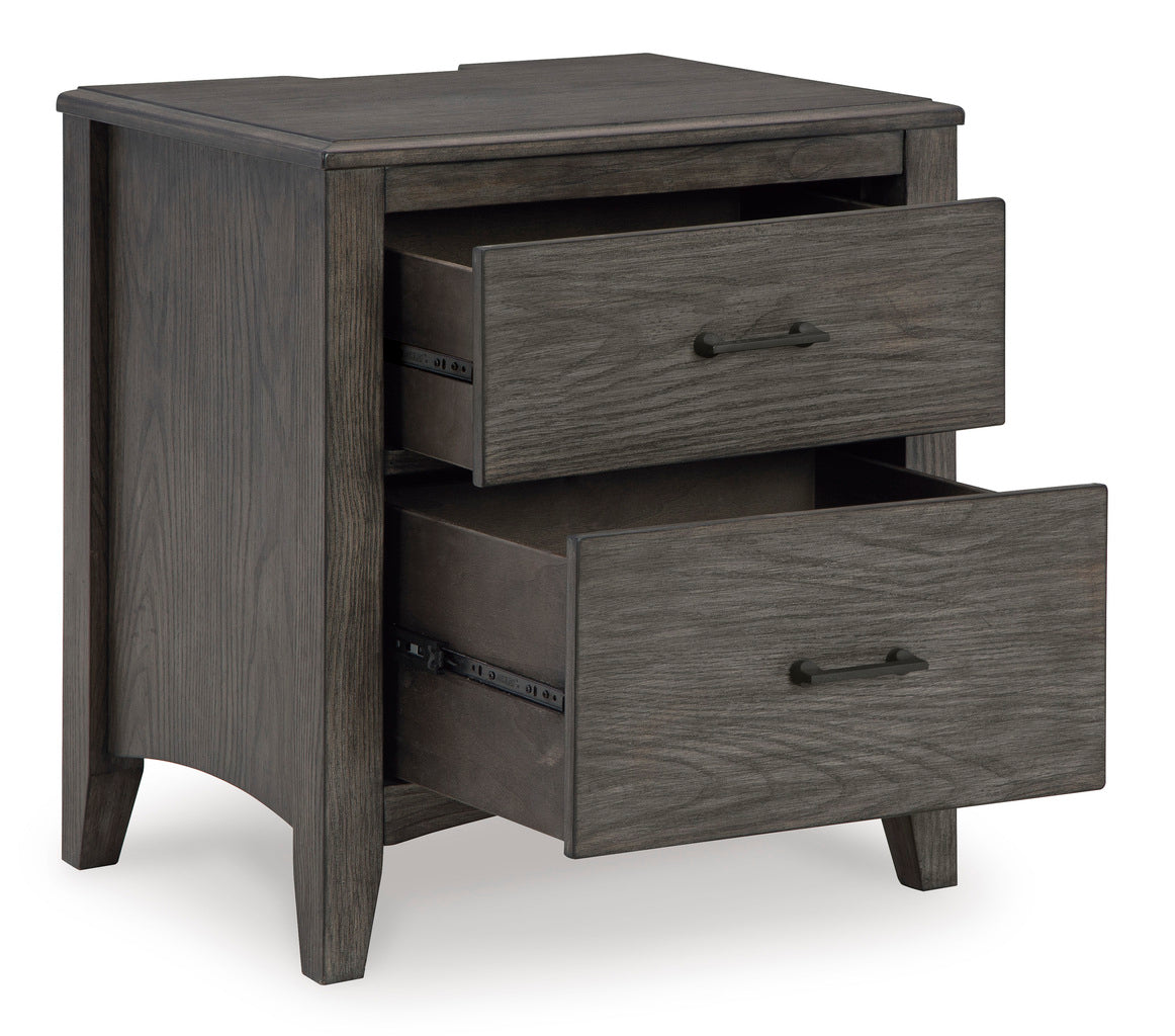 Montillan Panel Bedroom Set In Grayish Brown