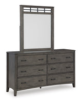 Montillan Panel Bedroom Set In Grayish Brown