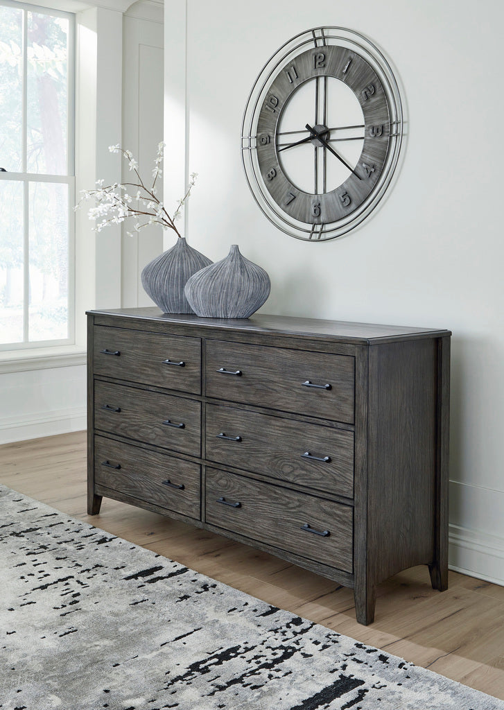 Montillan Panel Bedroom Set In Grayish Brown