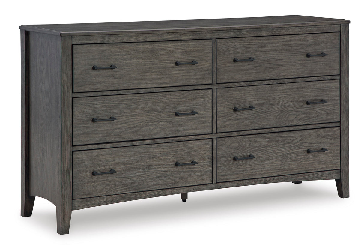 Montillan Panel Bedroom Set In Grayish Brown