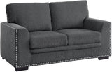 Morelia Charcoal Living Room Set