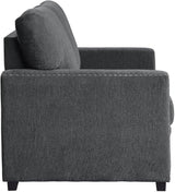 Morelia Charcoal Living Room Set