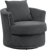 Morelia Charcoal Living Room Set