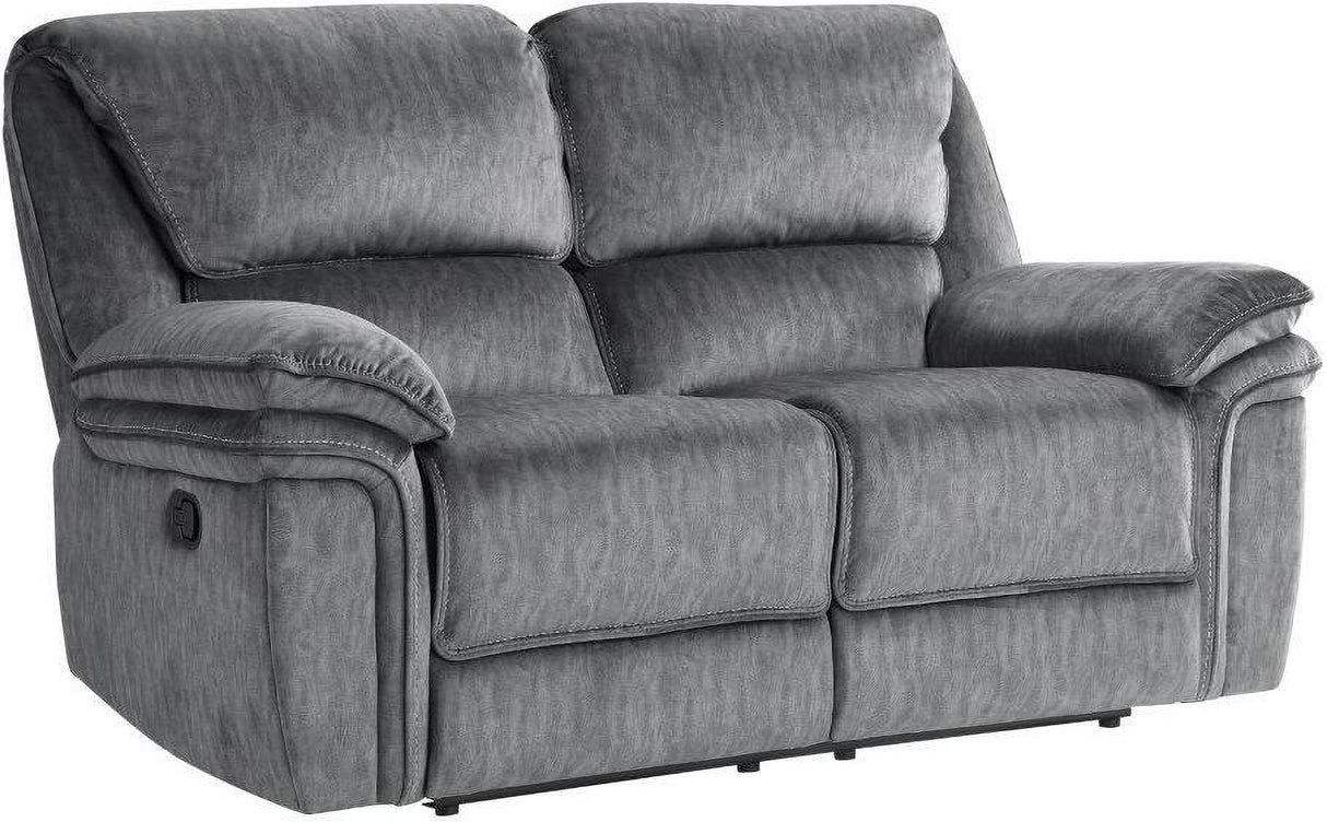 Muirfield Gray Double Reclining Living Room Set