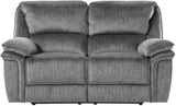 Muirfield Gray Double Reclining Living Room Set