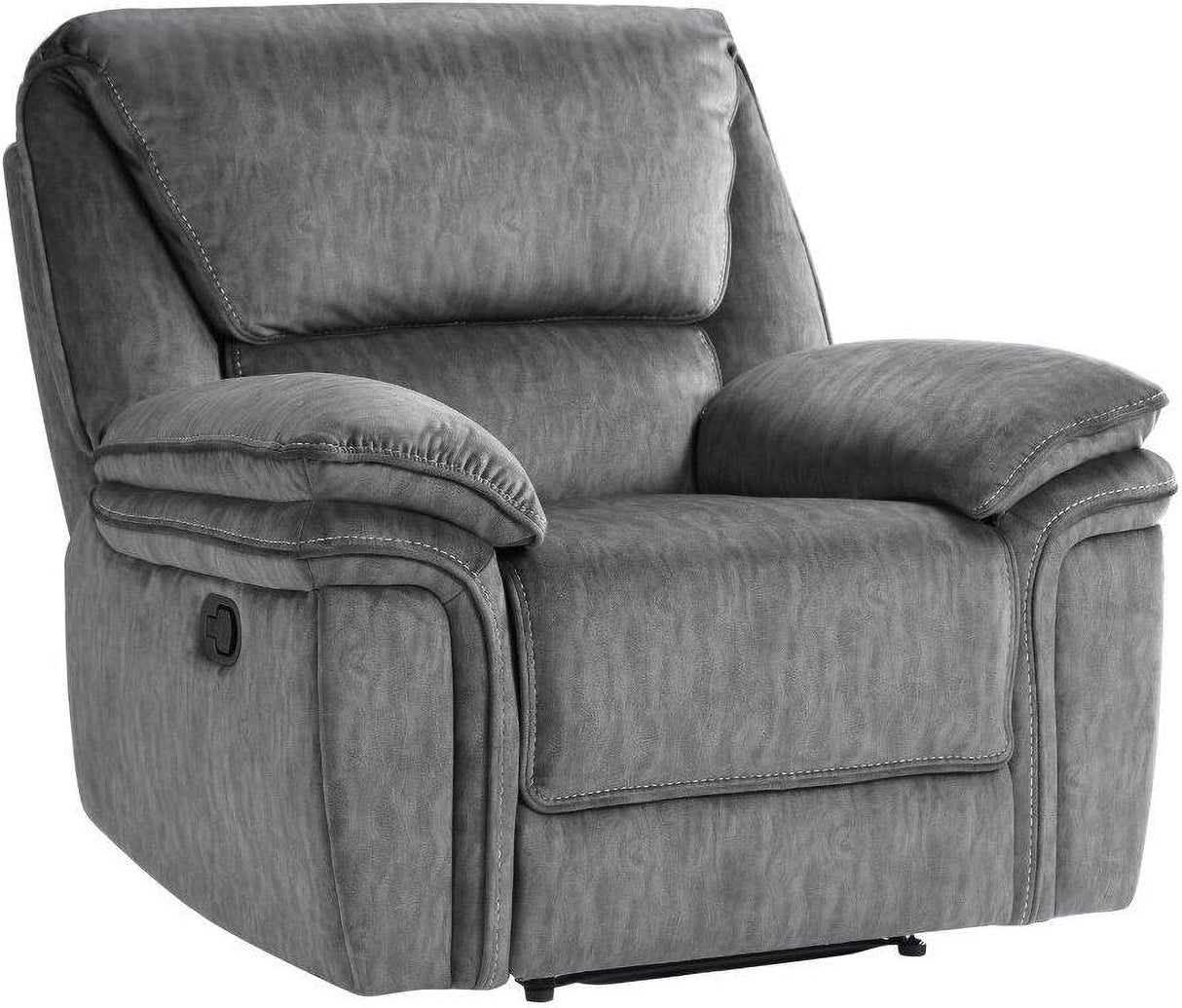 Muirfield Gray Double Reclining Living Room Set