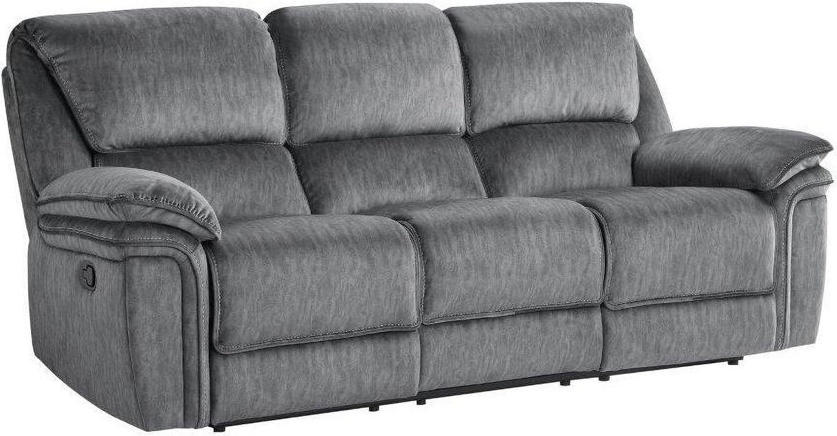 Muirfield Gray Double Reclining Living Room Set