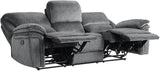 Muirfield Gray Double Reclining Living Room Set