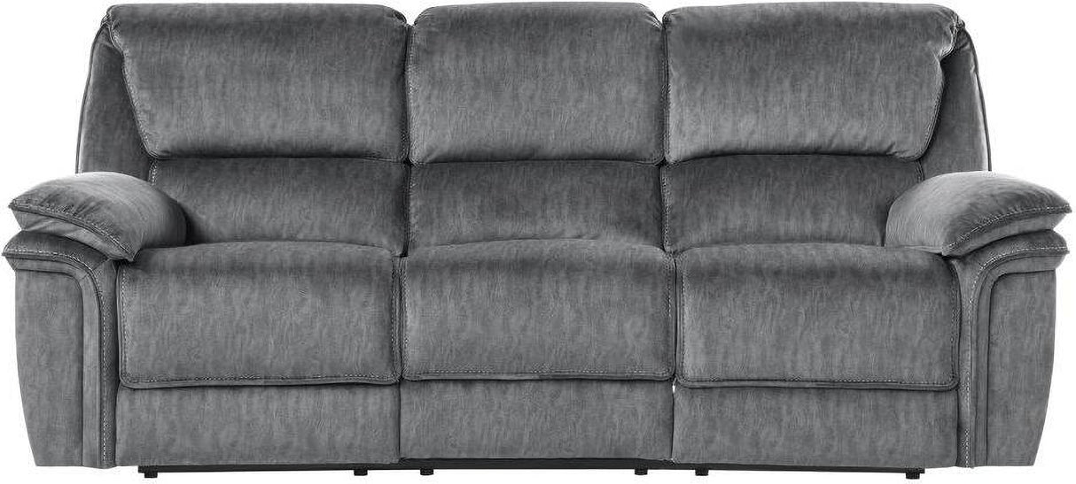 Muirfield Gray Double Reclining Living Room Set