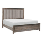 Newell Gray And Oak Panel Bedroom Set