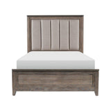 Newell Gray And Oak Panel Bedroom Set