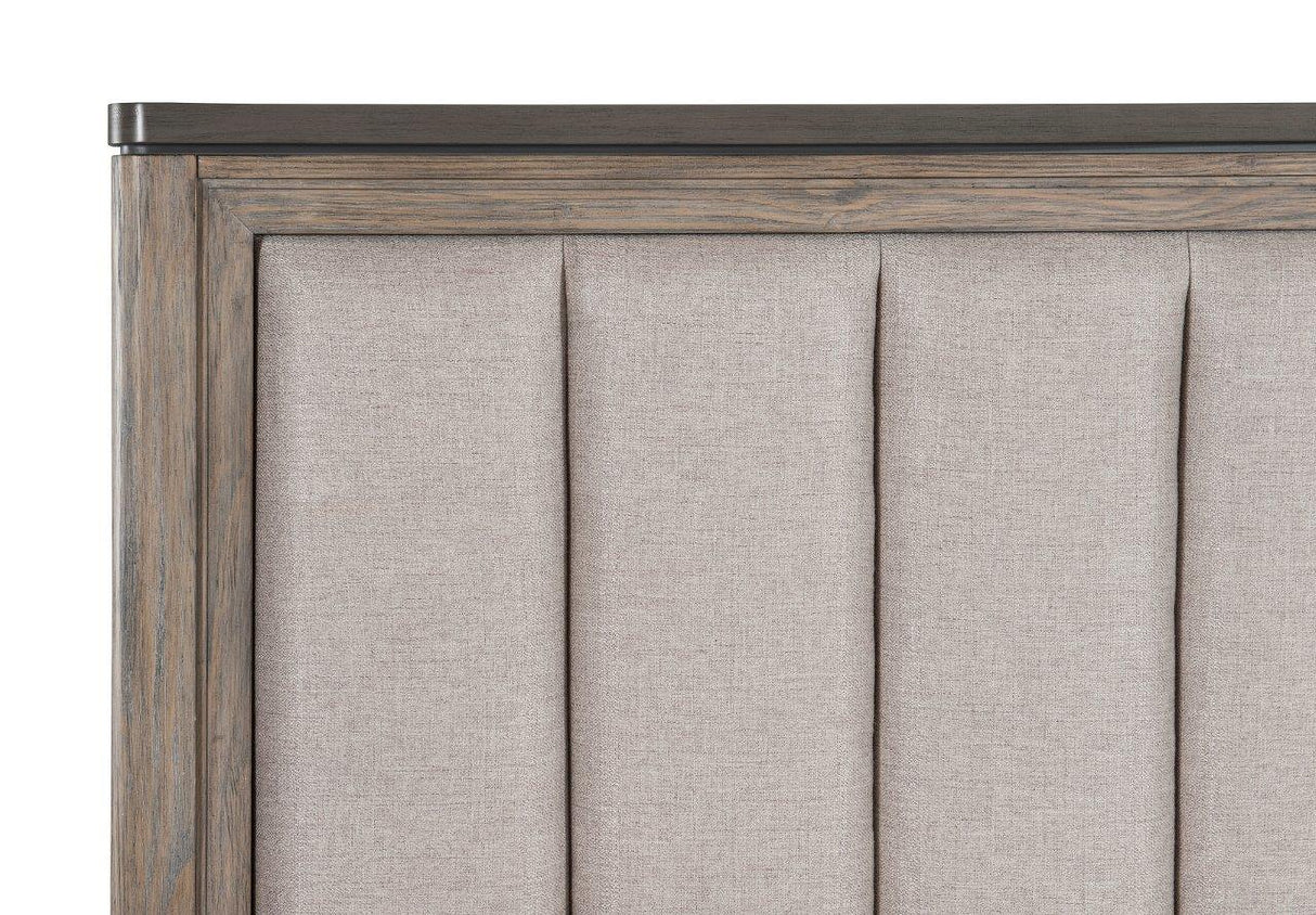 Newell Gray And Oak Panel Bedroom Set