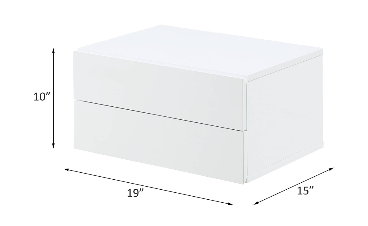 Buck White High Gloss Finish Ii File Cabinet