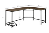 Acme Oak & Black Finish Dazenus Computer Desk, Black Finish - Of00042