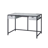 Wearn Weathered Gray & Black Finish Writing Desk