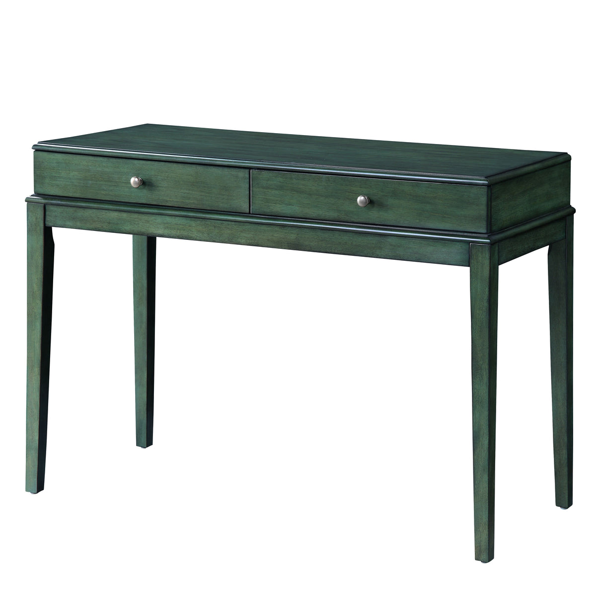 Manas Antique Green Finish Writing Desk