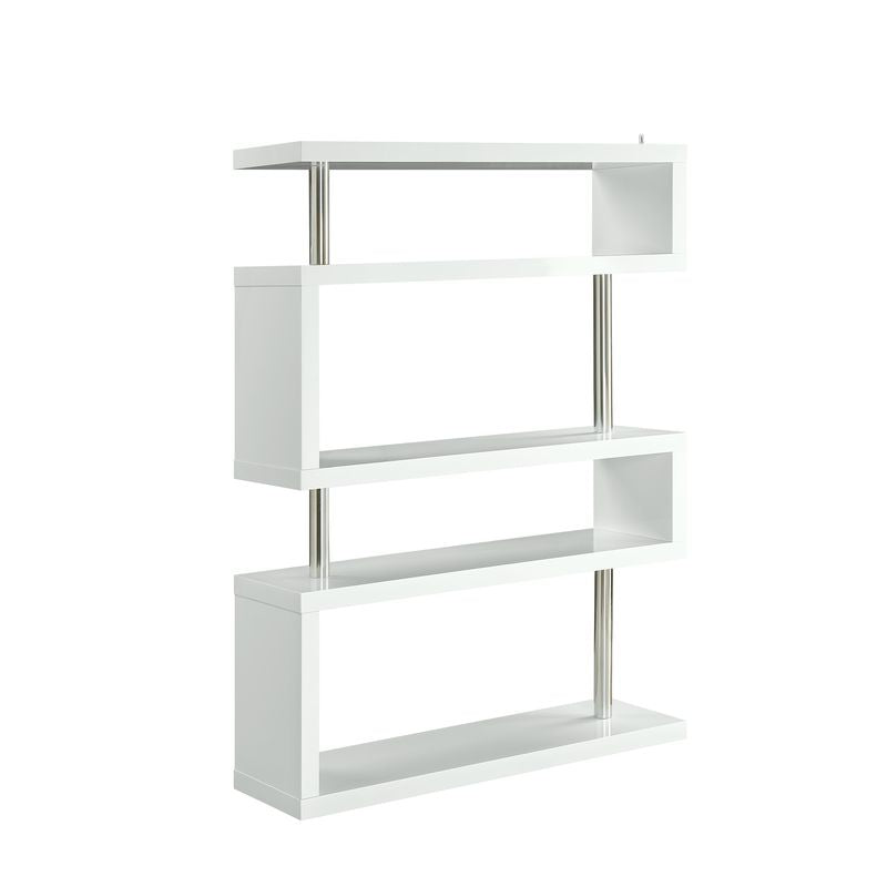 Buck White High Gloss Finish Ii Bookshelf