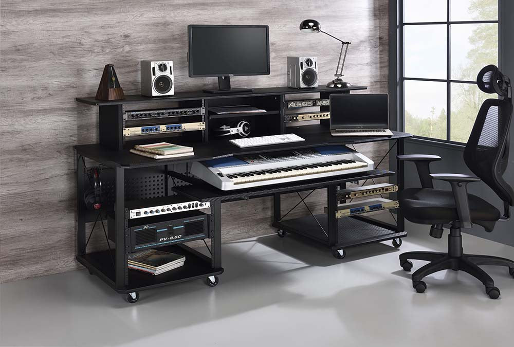 Megara Black Finish Music Desk