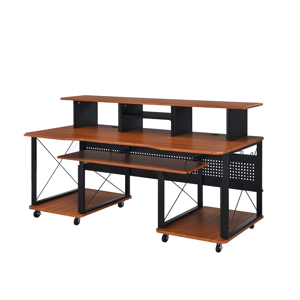 Megara Cherry & Black Finish Music Desk