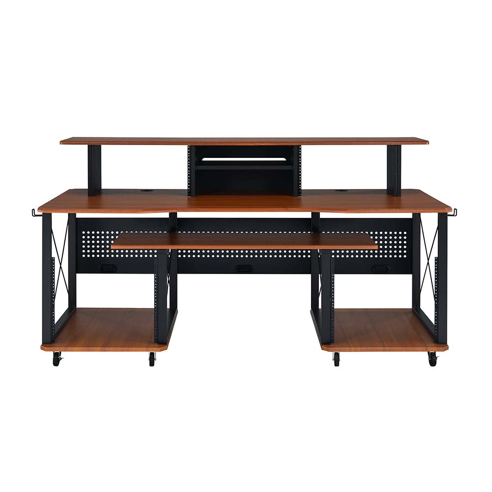 Megara Cherry & Black Finish Music Desk