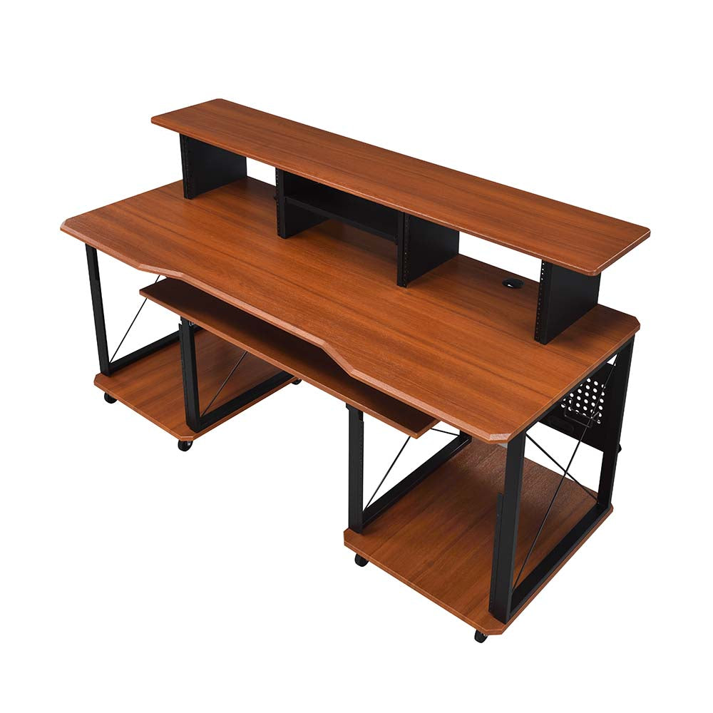 Megara Cherry & Black Finish Music Desk