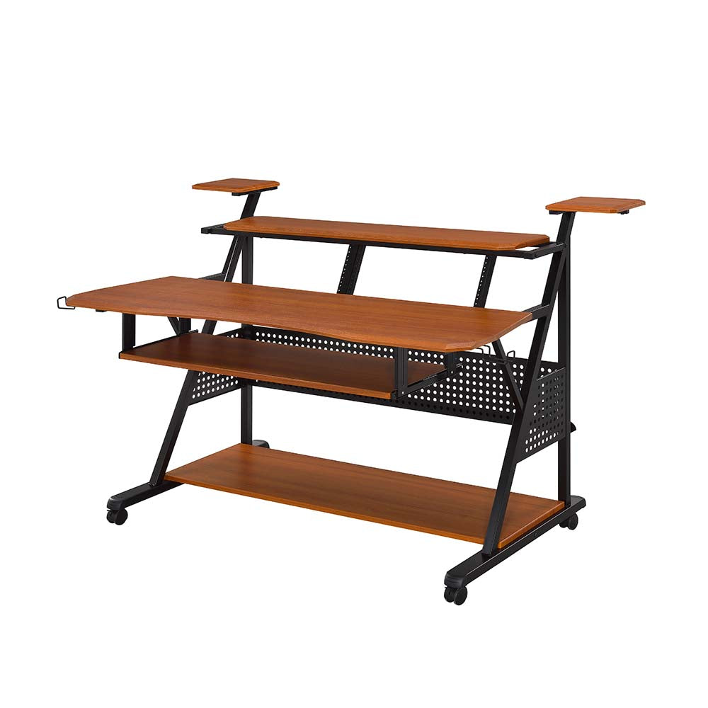 Willow Cherry & Black Finish Music Desk