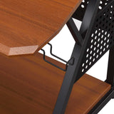 Willow Cherry & Black Finish Music Desk