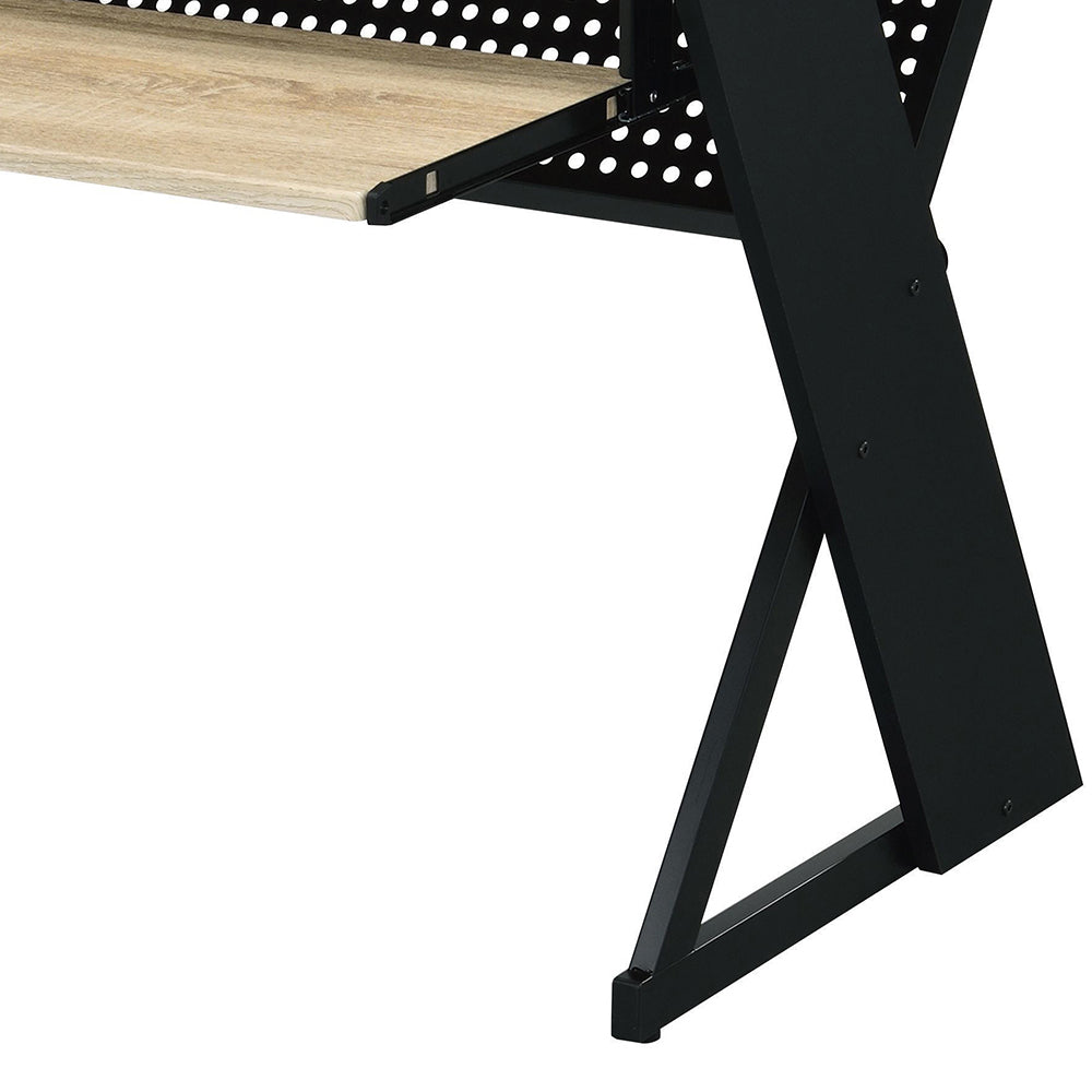 Annette Natural & Black Finish Music Desk