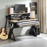 Annette Natural & Black Finish Music Desk