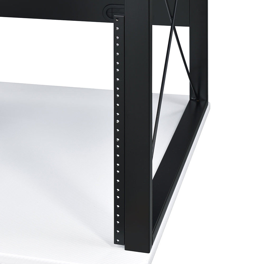 Megara White & Black Finish Music Desk