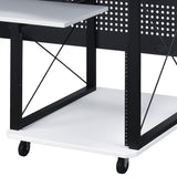 Megara White & Black Finish Music Desk