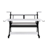 Willow White & Black Finish Music Desk