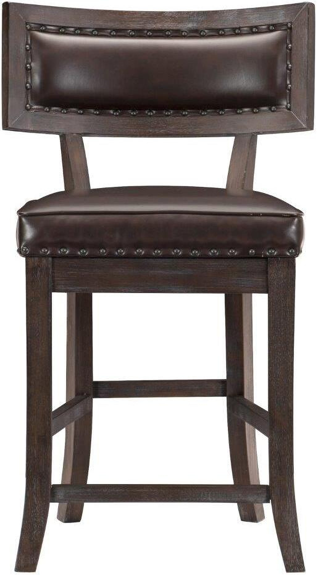 Oxton Distressed Dark Cherry Extendable Counter Height Dining Room Set