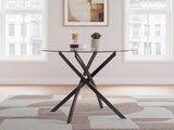 Pharwynn Dining Room Set In Toast and Black