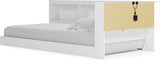 Piperton White Youth Bookcase Storage Bedroom Set