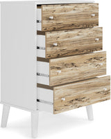 Piperton White Youth Bookcase Storage Bedroom Set