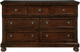 Porter Rustic Brown Sleigh Storage Bedroom Set