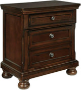 Porter Rustic Brown Sleigh Storage Bedroom Set