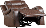 Putnam Brown Power Double Reclining Living Room Set