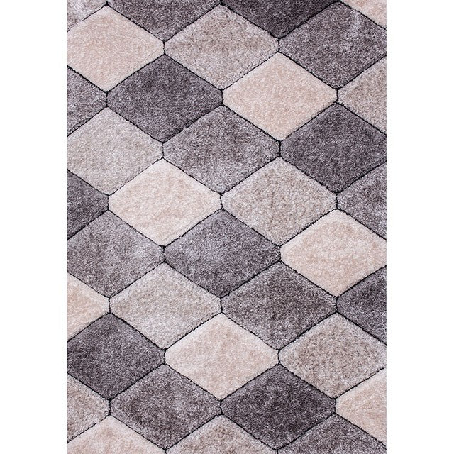 Hepsiba Diamond Taupe Rug