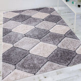 Hepsiba Diamond Taupe Rug