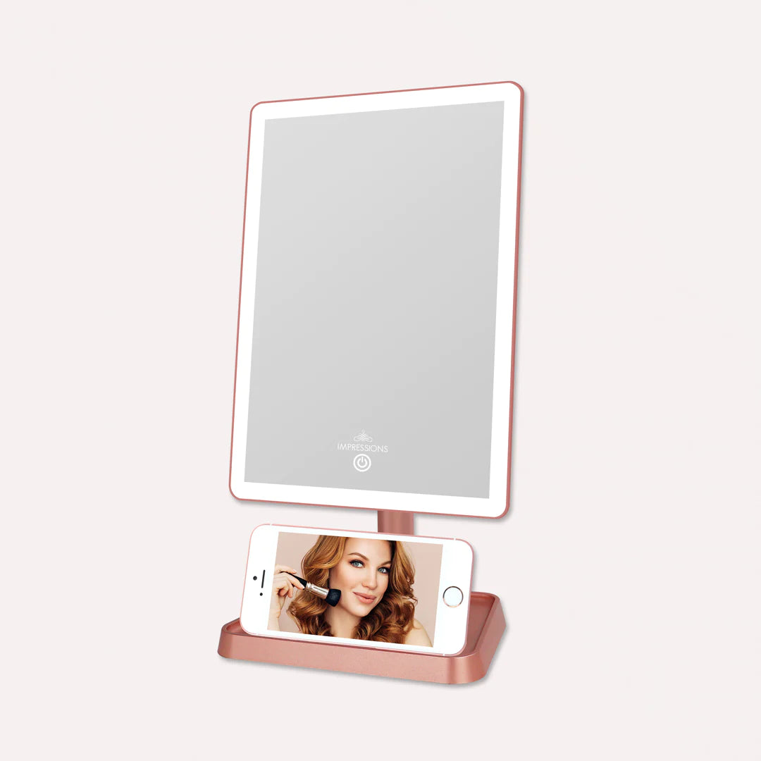 Charmed Tri-Tone LED Makeup Mirror