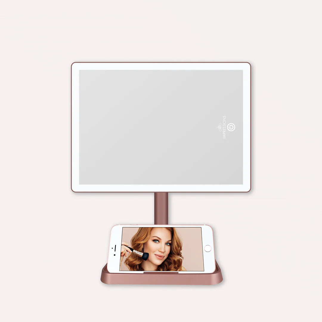 Charmed Tri-Tone LED Makeup Mirror