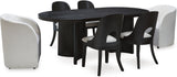 Rowanbeck Black Oval Dining Room Set