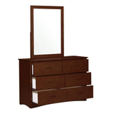 Rowe Dark Cherry Youth Bookcase Platform Bedroom Set