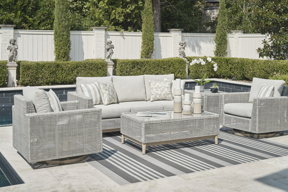 Seton Creek Gray Outdoor Living Room Set