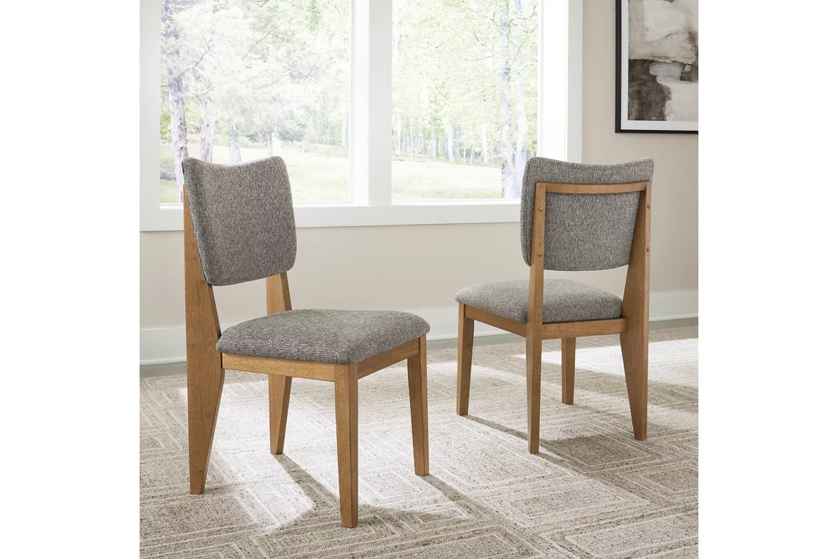 Sherbana Dining Room Set In Light Brown