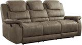 Shola Brown Double Reclining Living Room Set With Drop Down Table