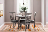 Shullden Dining Room Set In Gray