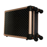 SlayCase® XL Vanity Travel Case in Black & Rose Gold Studded